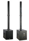 Sistema acustico acustico di alluminio della torre portatile nera per la banda per la vendita