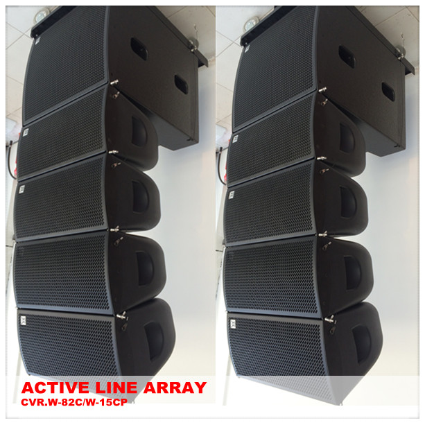 Pro audio linea attiva scatola della gamma completa degli altoparlanti dell'auditorium dell'altoparlante di matrice